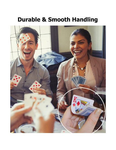Baraja Estándar de Cartas LEQBO - 54 Cartas Premium para Póker