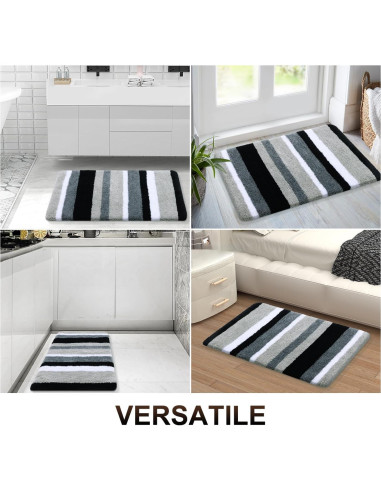 Alfombrilla de Baño Microfibra Buganda 61x41 cm Antideslizante