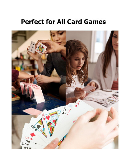 Baraja Estándar de Cartas LEQBO - 54 Cartas Premium para Póker