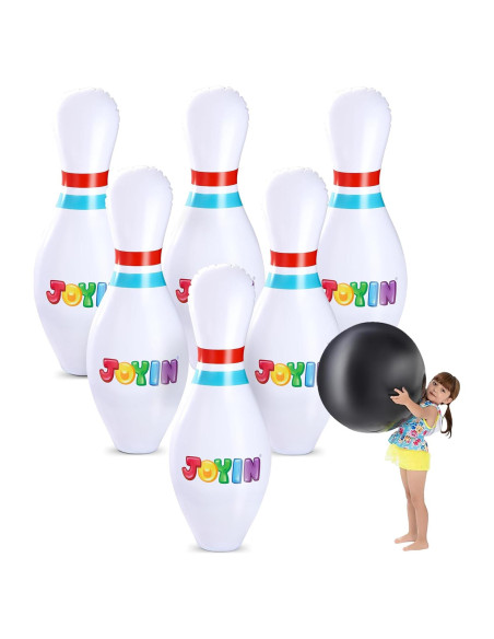 Conjunto de Bolos Inflables Gigantes JOYIN 68.58 cm Multicolor