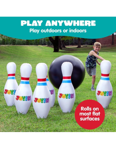 Conjunto de Bolos Inflables Gigantes JOYIN 68.58 cm Multicolor