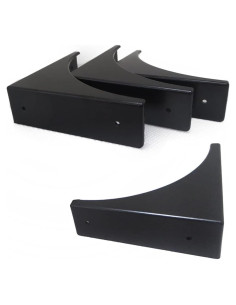 Protectores de Esquinas Paxar 4 Pcs Latón Negro 65mm