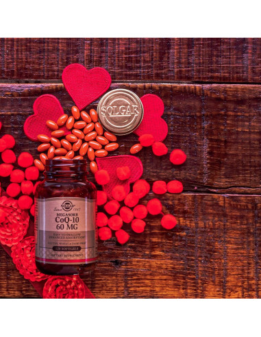 Suplemento CoQ-10 Solgar 100 mg 90 Softgels - Salud Cardíaca