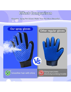 Guantes de Aseo para Mascotas Oiuyamn con Vapor 4 en 1 2