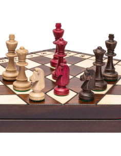 Juego de Ajedrez de Madera Husaria para 3 Jugadores - 54 cm 2