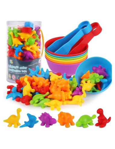 Juego de Clasificación de Dinosaurios LOKIPA 48 Piezas Educativo