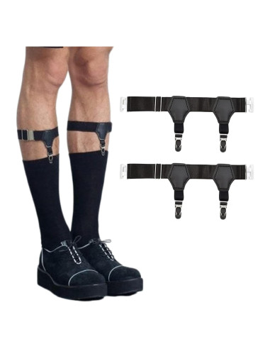Soporte para Calcetines Ajustable Verdancy - 2 Piezas Negro