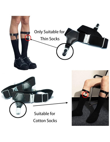 Soporte para Calcetines Ajustable Verdancy - 2 Piezas Negro