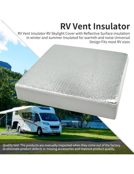 Aislante de Ventilación RV EDIETH 2 Piezas 14x14x3"