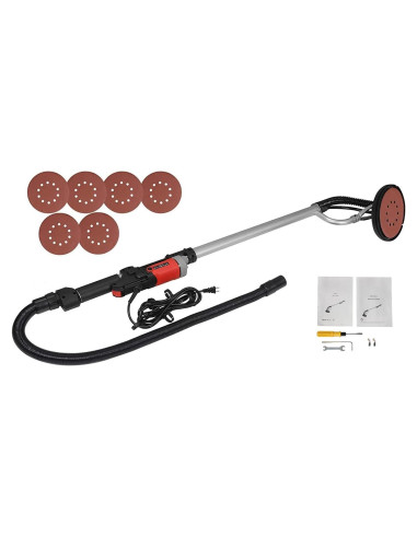 Lijadora de Paneles de Yeso Eléctrica BBBuy 800W 6 Discos 1000-2000 RPM