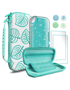 Funda de transporte TIKOdirect para Switch Lite verde Animal Crossing