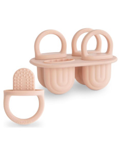 Bandeja de Helados para Niños Mushie Sonrosado 4 Piezas 30ML