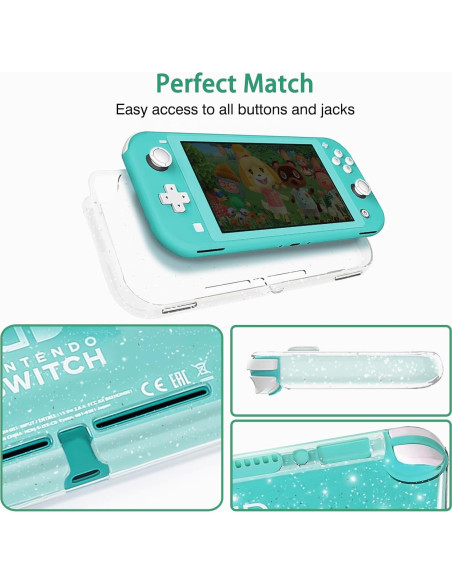 Funda de transporte TIKOdirect para Switch Lite verde Animal Crossing Funda de transporte TIKOdirect para Switch Lite verde Animal Crossing