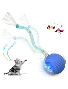 Juguete Interactivo para Gatos LORDTEC con Bola y Cola Elástica