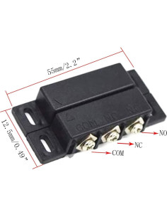 Interruptor Reed Magnético MC-31B para Alarma - 10 Juegos 2