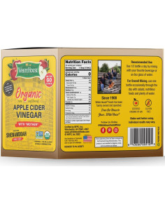 Vinagre de Sidra de Manzana Orgánico White House 24x59ml 2