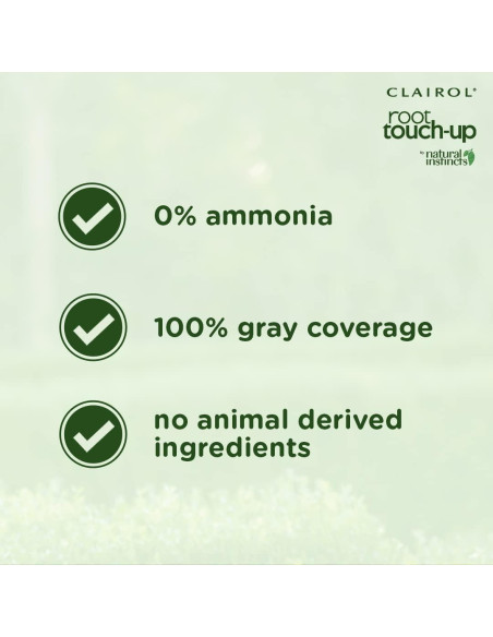 Tinte de Cabello Permanente Clairol Root Touch-Up 2 Negro 32.5 ml