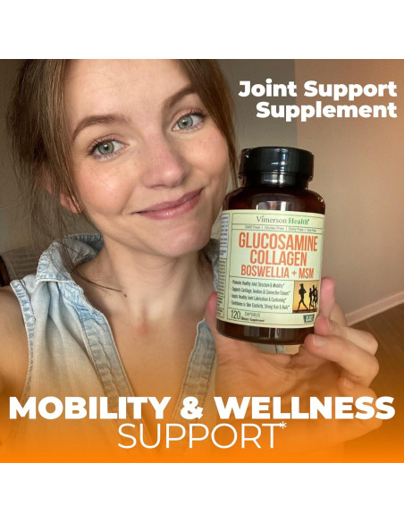 Suplemento Articular Vimerson Health 120 Cápsulas Glucosamina Colágeno