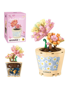 Mini Bloques ZIYOSTAR 293PCS Planta Suculenta 8.9cm