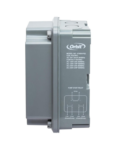 Relé de Inicio de Bomba Orbit 57009 para Irrigación 2 HP