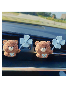 Clips Ambientador Auto 3D Motaney - Osos con Difusor