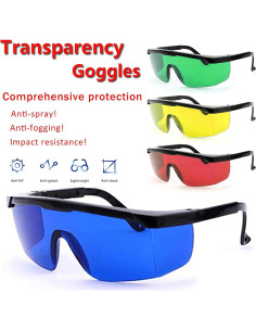 Gafas de Seguridad Laser UV Azul - Protección Ocular 540nm 2