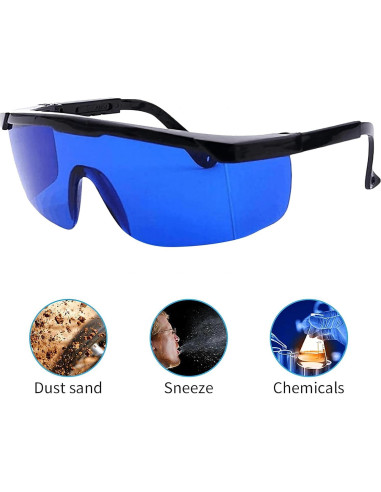 Gafas de Seguridad Laser UV Azul - Protección Ocular 540nm
