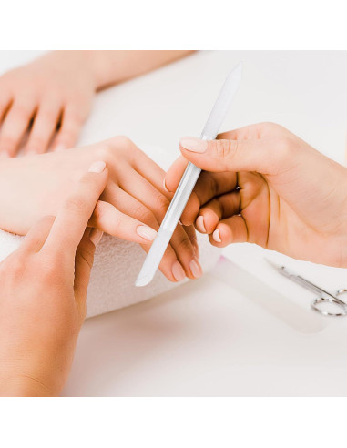 Set de 6 Herramientas de Manicura Maitys - Cutículas y Lima de Cristal