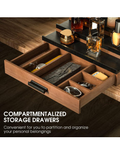 Organizador de Colonia Sephyroth para Hombres 3 Niveles Madera 2