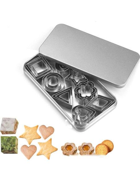 Cortadores de Galletas YIKANGHENG Acero Inoxidable 30 Pcs