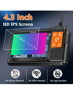 Borescopio Doble Lente Ferdiiz 5m IP67 HD 1920P con Luz 2