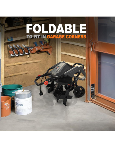 Cultivador Eléctrico Danero 15A 45.72cm 24 Púas Acero