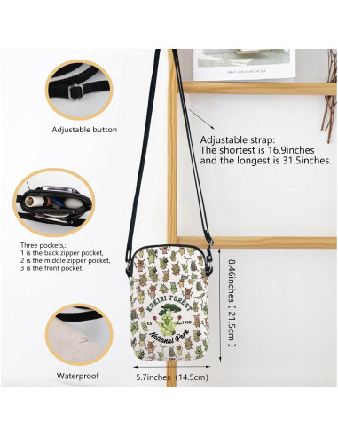 Bolsa Cruzada Korok de Poliéster para Papá - Regalo Gamer