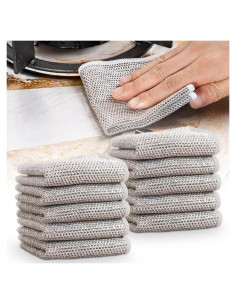 Trapos de Cocina de Alambre Teamoda 10 Pcs Reutilizables