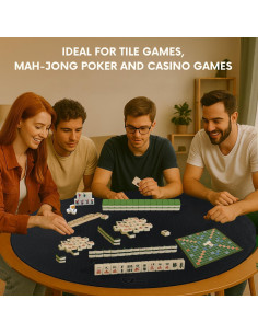 Tapete de Póker Redondo Feltectors 1.22 m Antideslizante 2