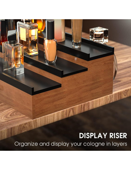 Organizador de Colonia Sephyroth para Hombres 3 Niveles Madera Organizador de Colonia Sephyroth para Hombres 3 Niveles Madera