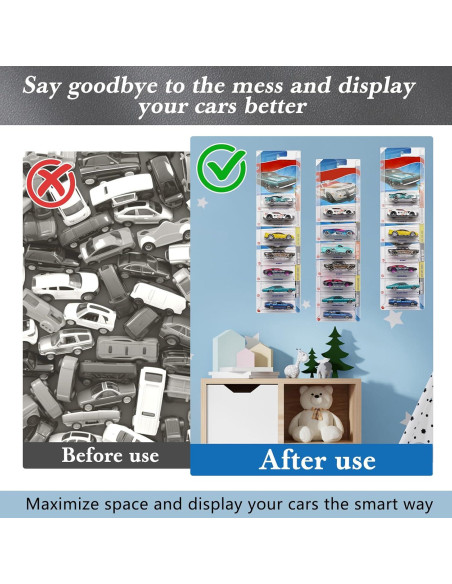 Estuche de Exhibición Montado en Pared Adevar 10 Pcs PVC Estuche de Exhibición Montado en Pared Adevar 10 Pcs PVC