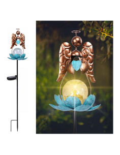 Luces de Jardín Solares ChromaticArt Estaca Decorativa Ángel