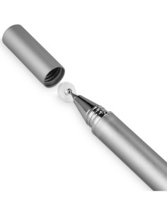 Bolígrafo Stylus BoxWave Capacitivo FineTouch Plata 28g 2