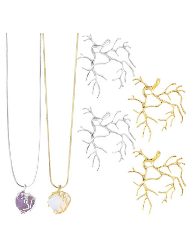 Plantillas de Joyería HINZIC 4 Pcs en Oro y Plata para DIY