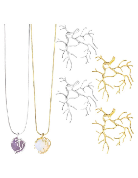 Plantillas de Joyería HINZIC 4 Pcs en Oro y Plata para DIY