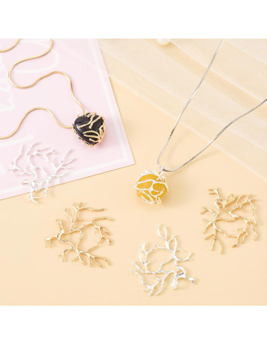 Plantillas de Joyería HINZIC 4 Pcs en Oro y Plata para DIY