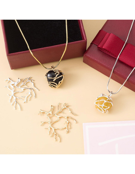 Plantillas de Joyería HINZIC 4 Pcs en Oro y Plata para DIY