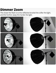 Soporte Reflector AMBITFUL AL-08 para Softbox y Flash Bowens 2