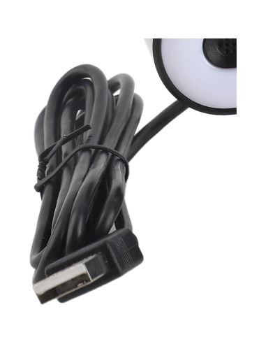 Cámara Web 4K YUEHISY con Micrófono y Luz de Relleno