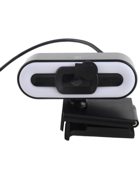 Cámara Web 4K YUEHISY con Micrófono y Luz de Relleno