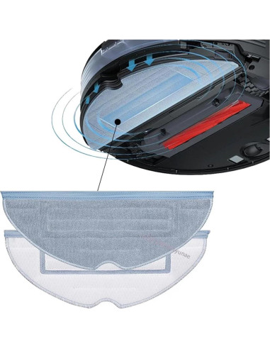 Paños de Repuesto para Mopas Roborock S7 S7Max 10 Piezas