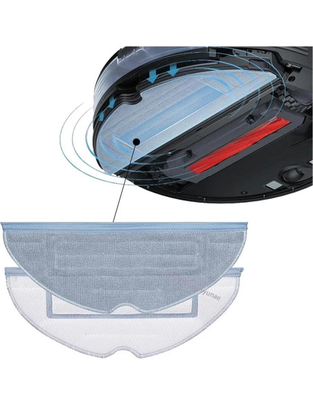 Paños de Repuesto para Mopas Roborock S7 S7Max 10 Piezas