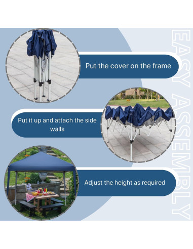 Carpa Plegable Outvita 3x3m Impermeable para Eventos