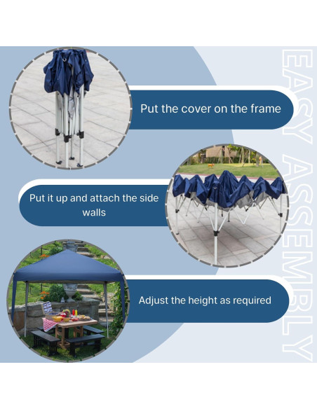 Carpa Plegable Outvita 3x3m Impermeable para Eventos